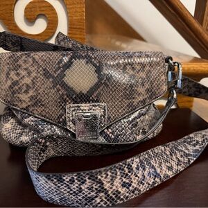 Aimee Kestenberg Genuine Snakeskin Leather Crossbody
